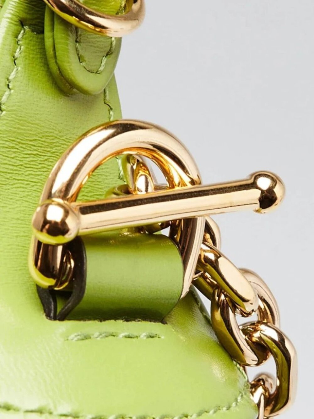 Gucci Green Leather/Canvas Crystal GG Jackie 1961 Mini Bag - Picture 7 of 11